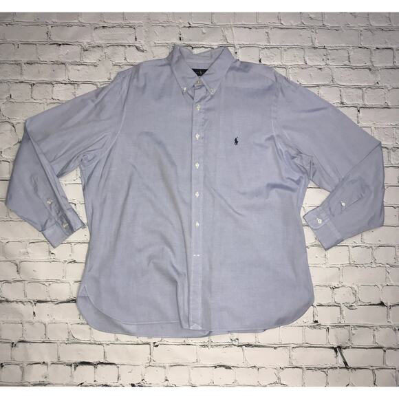 Light Blue Ralph Lauren Button Down Shirt - Picture 1 of 11